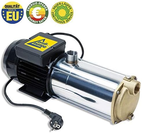 Amur HAUSWASSERWERK HAUSWASSERAUTOMAT SELBSTANSAUGENDE KREISELPUMPE PUMPE INNO-TEC 1250 - LEISE ENER