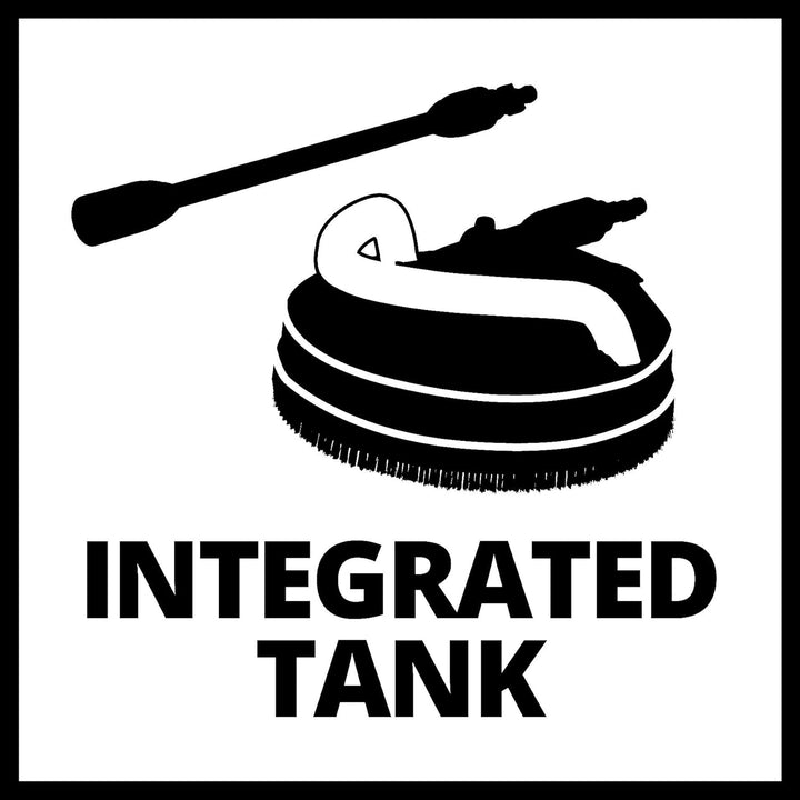 Einhell Original Flächenreiniger Hochdruckreiniger-Zubehör (Durchmesser 30 cm, Reinigungsmitteltank,