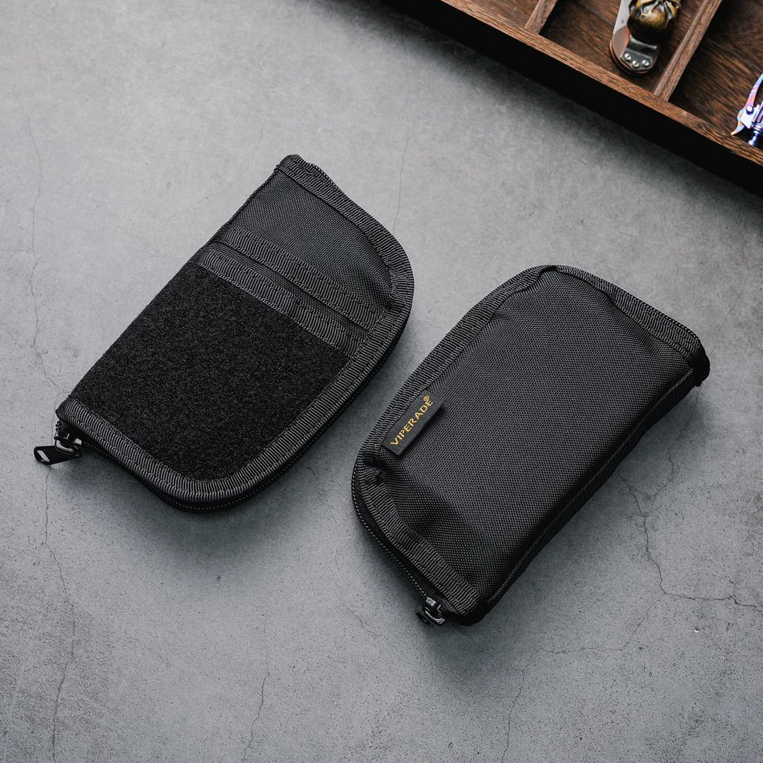 VIPERADE VE22 EDC Pouch Klein EDC Werkzeugtasche mit 4 Taschen und 5 elastischen Fächern Klein EDC O