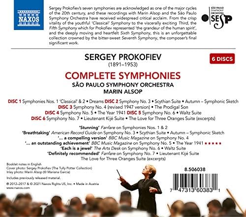 Sämtliche Prokofjew-Sinfonien, Audio-CD