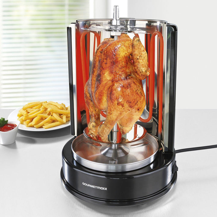 GOURMETmaxx Dönergrill | vertikaler Elektrogrill für Döner, Gyros, Schaschlik | Grill elektrisch mit