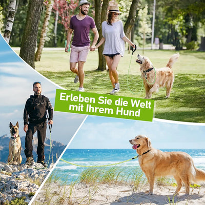 X XBEN Schleppleine für Hunde, 10M Starke Hundeleine mit Bequemen Gepolsterter Griff, Trainingsleine