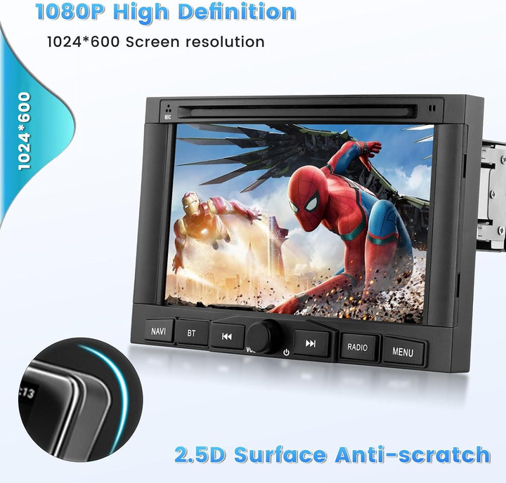 Hikity 2G 64G Autoradio Android 13 Für Peugeot 3008 5008 Partner Citroen Berlingo 2010-2016 mit Wire