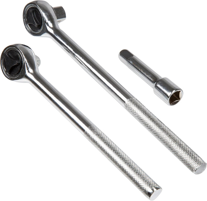 Stalwart 75-HT3014 SAE und metrisches Steckschlüssel-Set, 1/4, 3/8 und 1/2 Zoll, 52-teilig 52 Teile,