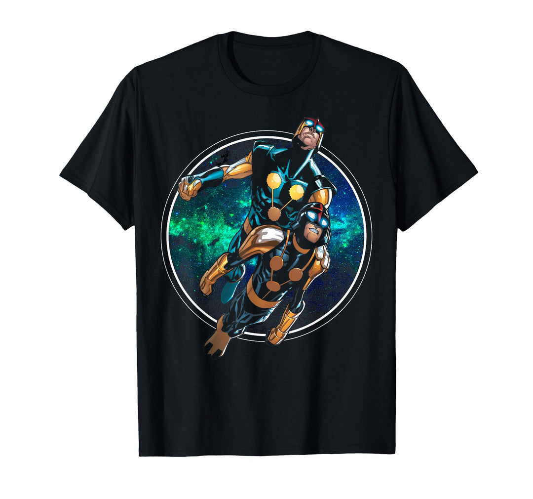 Men's Marvel Nova Guardians of the Galaxy Power Graphic T-Shirt 2XL Navy