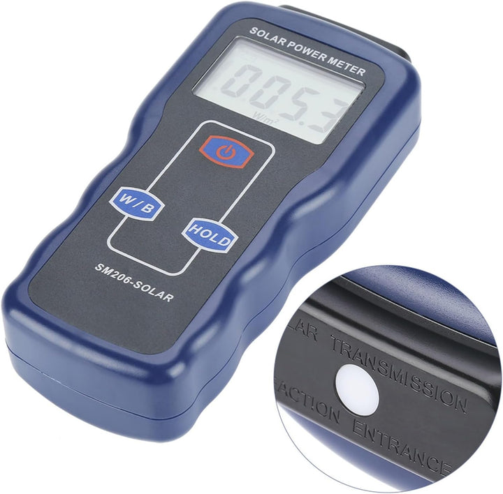Einstrahlungsmessgerät Solar Solar Power Meter Sm206 Digital Solar Power Meter Sonnenlicht Strahlung