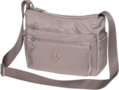 KAUKKO Damen Umhängetasche, Leicht Shoulder Bag Wasserdicht Schultertasche Messenger Multi-Tasche, G