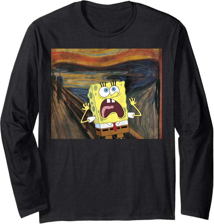 SpongeBob Schwammkopf Der Schrei der Natur Kunst Langarmshirt