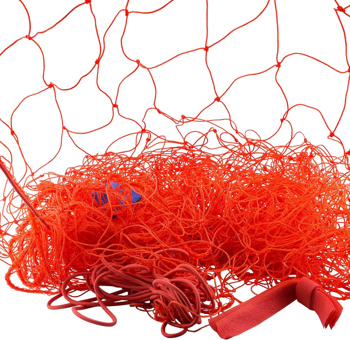 Park & Sun Ersatz-Nylon-Sport-Tornetz: Fussball/Multisport-Tor, Orange, 1,8 m B x 1,2 m H x 9,1 cm T