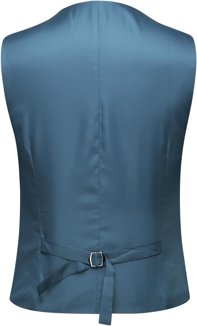 Anzug Herren Slim Fit 3 Teilig Anzüge Herrenanzug Sakko für Hochzeit Business XS Blau, XS Blau