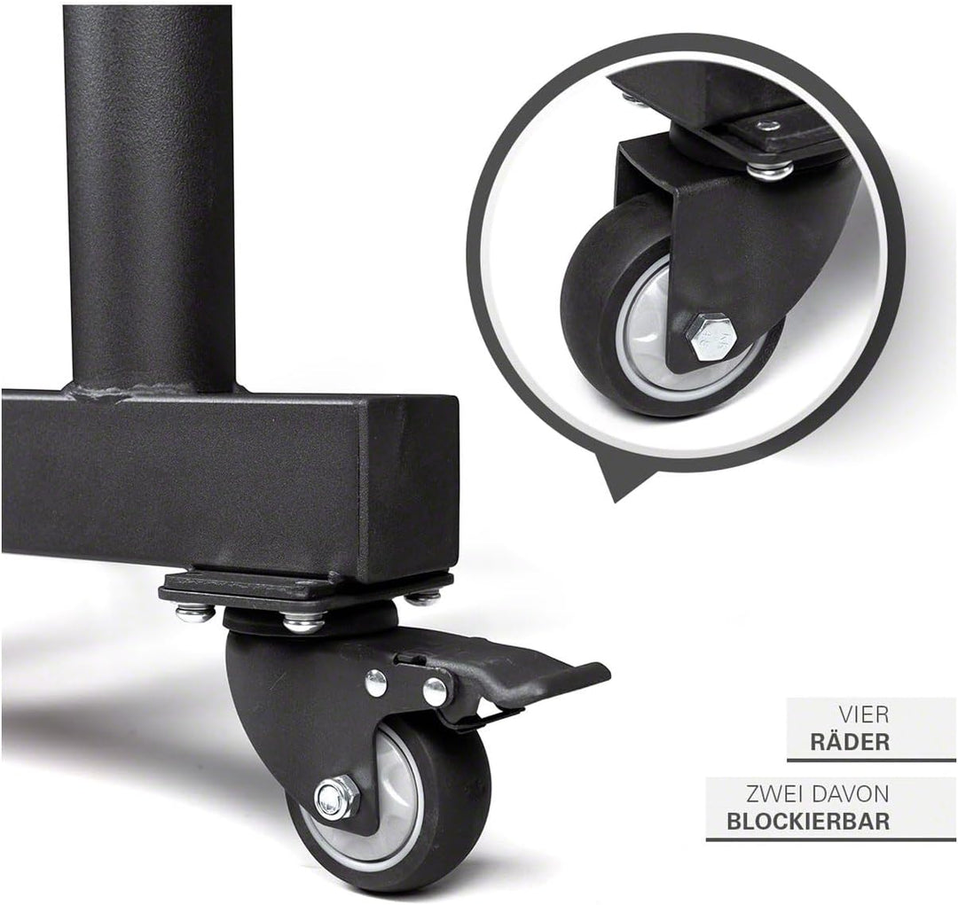Sport-Tec Bumper Plate Rack für Olympia Scheiben + Stangen LxBxH 73,5x62,5x118,5 cm