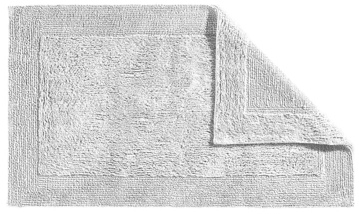 Erwin Müller Badematte, Badteppich Uni Serie Stuttgart weiss Grösse 60x100 cm - extra dick, hohe Sau