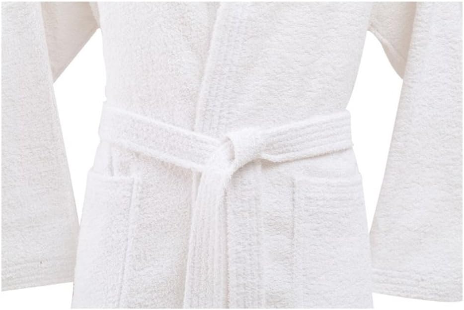 Bademantel Bassetti Saunamantel Morgenmantel Frottee Herren Damen mit Kapuze Grösse L 100% Baumwolle
