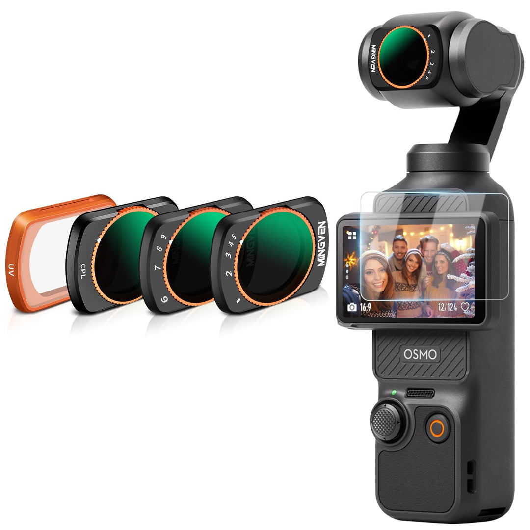 Magnetisches ND-Filter-Set für DJI Osmo Pocket 3 Creator Combo, verstellbare ND-Filter 1-5 Stopps +