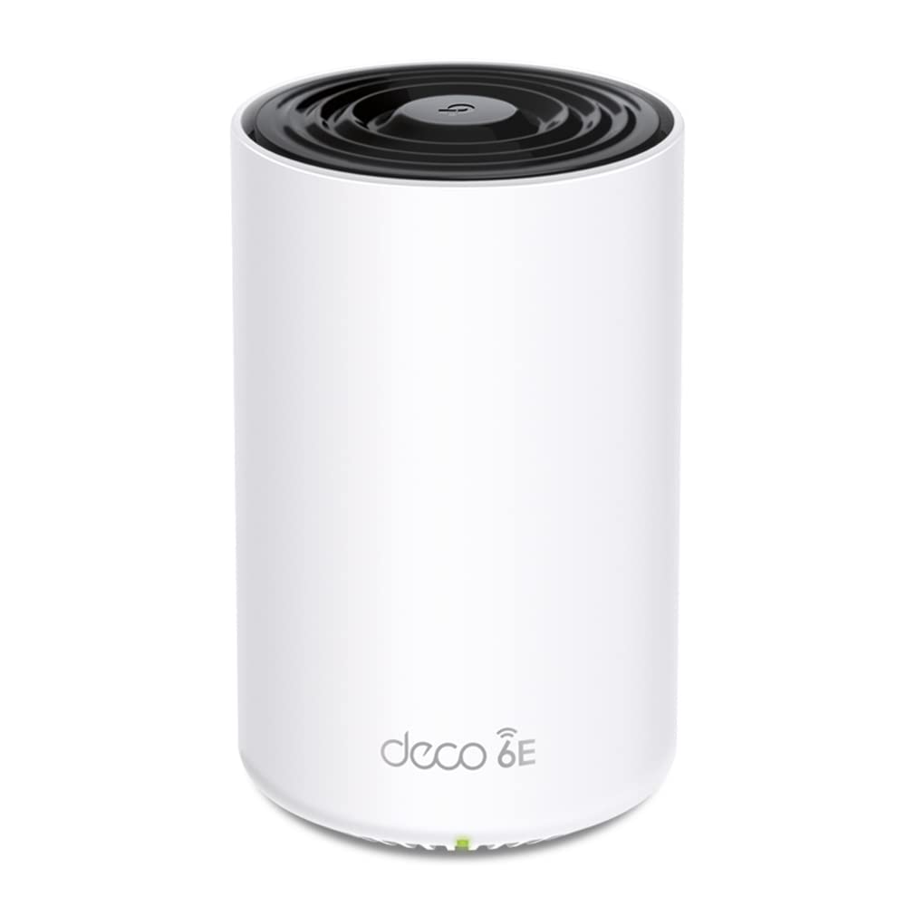 TP-Link Deco XE75 Mesh WLAN Set (1 Pack), Wi-Fi 6E AXE5400 Tri-Band Router & Repeater, 3× Gigabit Po