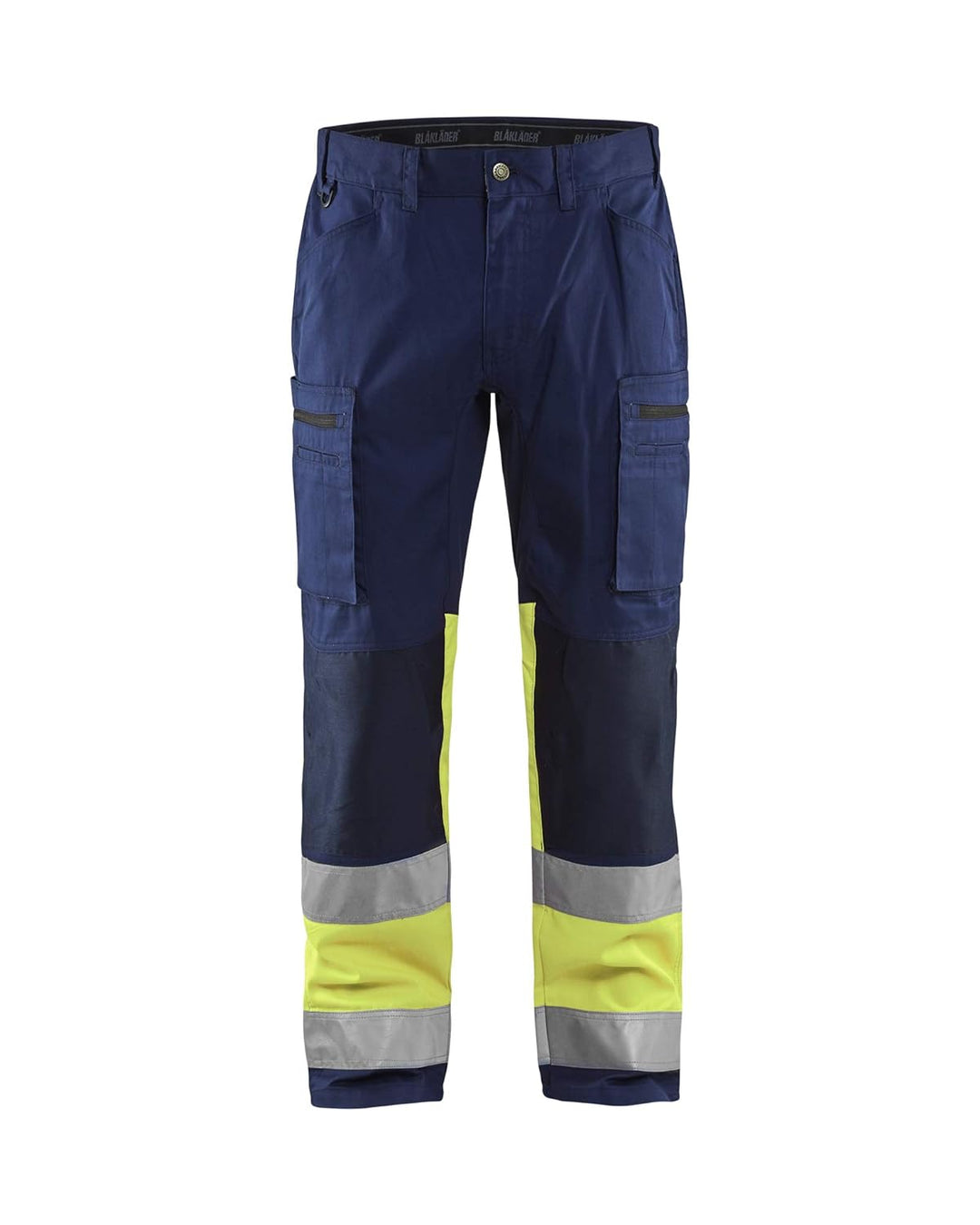 Blakläder 155118118933C152 Warn-Bundhose Grösse mit Stretch in marineblau/gelb, C152, C152