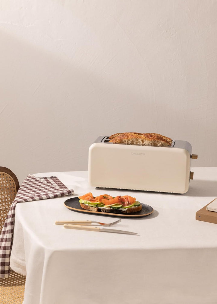 CREATE/PACK TOAST RETRO XL + KETTLE RETRO M/Toaster Cremeweiss mit Wasserkocher Cremeweiss/Wasserkoc