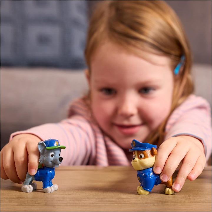 PAW PATROL – Search &amp; Rescue: Figuren-Set mit 7 Charakteren (Chase, Marshall, Skye, Rubble, Rocky, Z