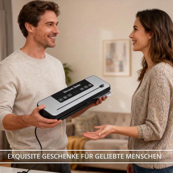 Vakuumiergerät für Lebensmittel, 6 in 1 Vakuumierer für Lebensmittel mit Schneidvorrichtung, Profi V