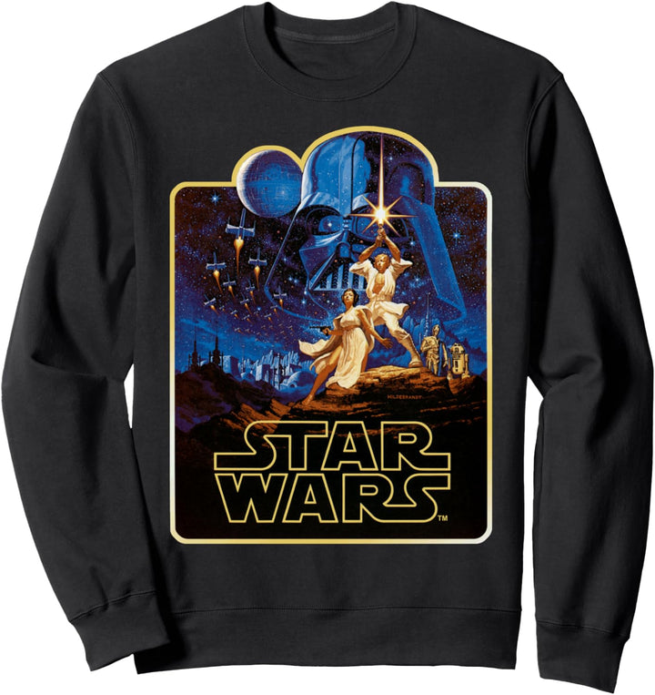 Star Wars A New Hope Movie Poster Sweatshirt