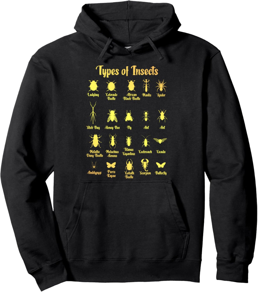 Entomologie Insekten Sammler Lustiges Käfer Pullover Hoodie