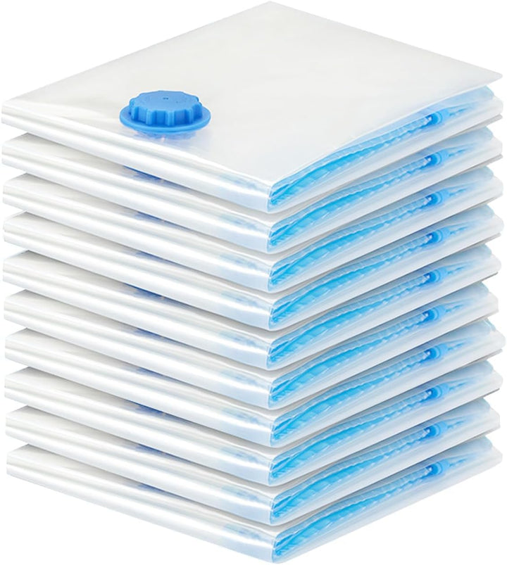 Vakuumbeutel für Kleidung Klein,Vacuum Bags for Clothing 10 Stück 40 x 60 cm –Aufbewahrungsbeutel Re