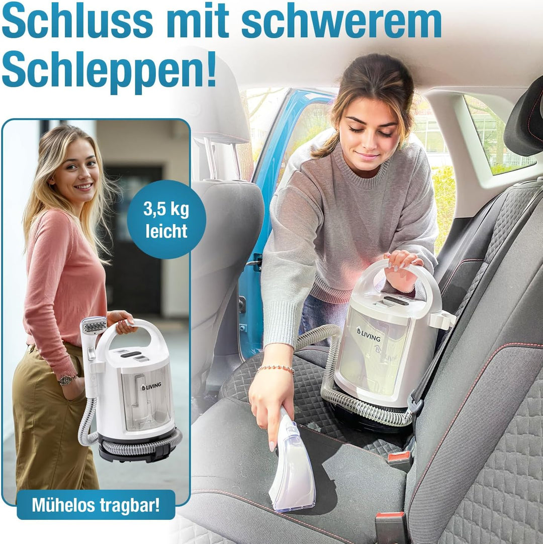 Hydropower Clean Nass- Trockensauger – Nasssauger mit doppeltem Tanksystem – Leistungsstarkes Polste