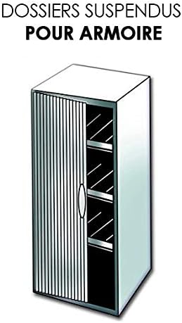 Elba Ultimate PP Hängemappen aus Polypropylen, blickdicht, für Schrank, Boden 15 mm, Schwarz, 10 Stü