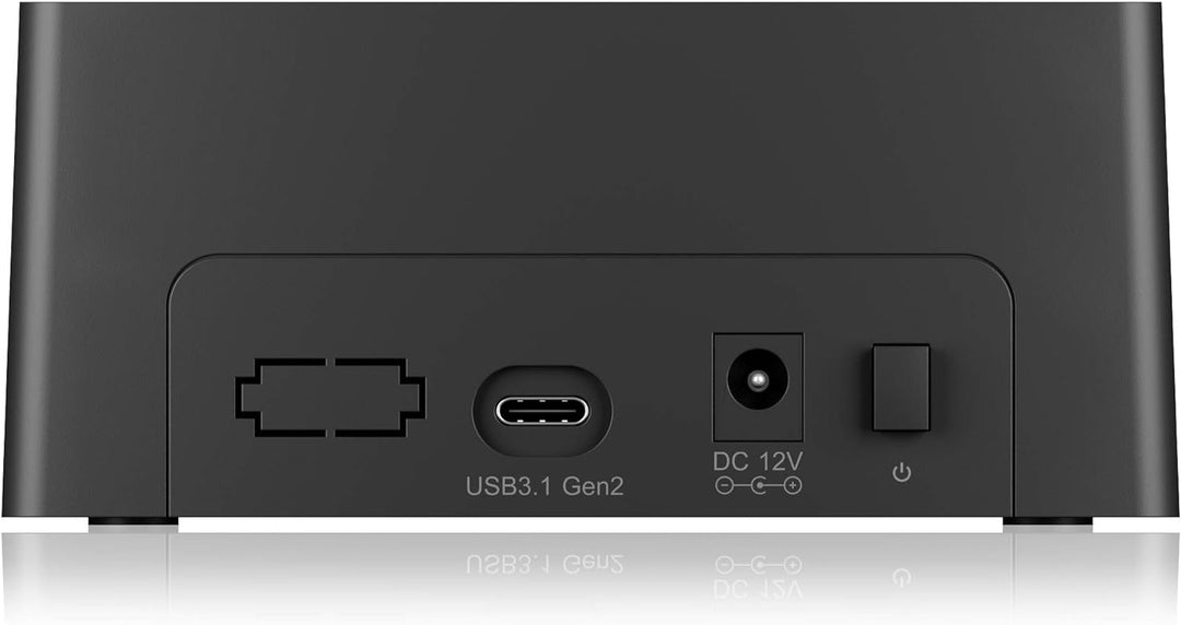 ICY BOX USB-C 3.1 Festplatten DockingStation für 2,5 Zoll und 3,5 Zoll HDD und SDD, USB 3.1 (Gen 2)