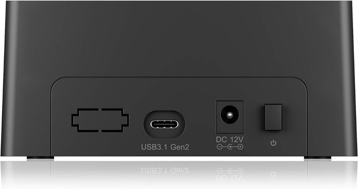 ICY BOX USB-C 3.1 Festplatten DockingStation für 2,5 Zoll und 3,5 Zoll HDD und SDD, USB 3.1 (Gen 2)