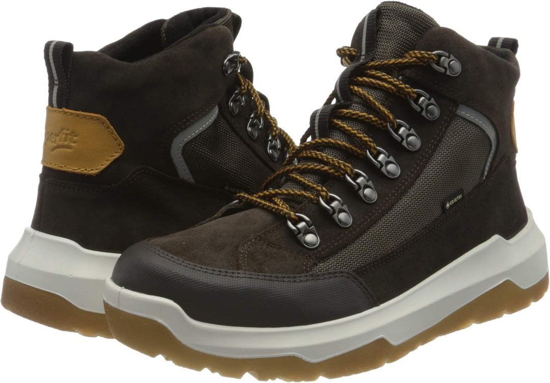 Superfit Jungen Space Leicht Gefütterte Gore-tex Schneestiefel 32 EU Braun Gelb 3010, 32 EU Braun Ge