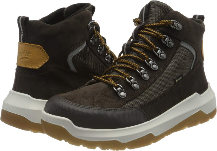 Superfit Jungen Space Leicht Gefütterte Gore-tex Schneestiefel 32 EU Braun Gelb 3010, 32 EU Braun Ge