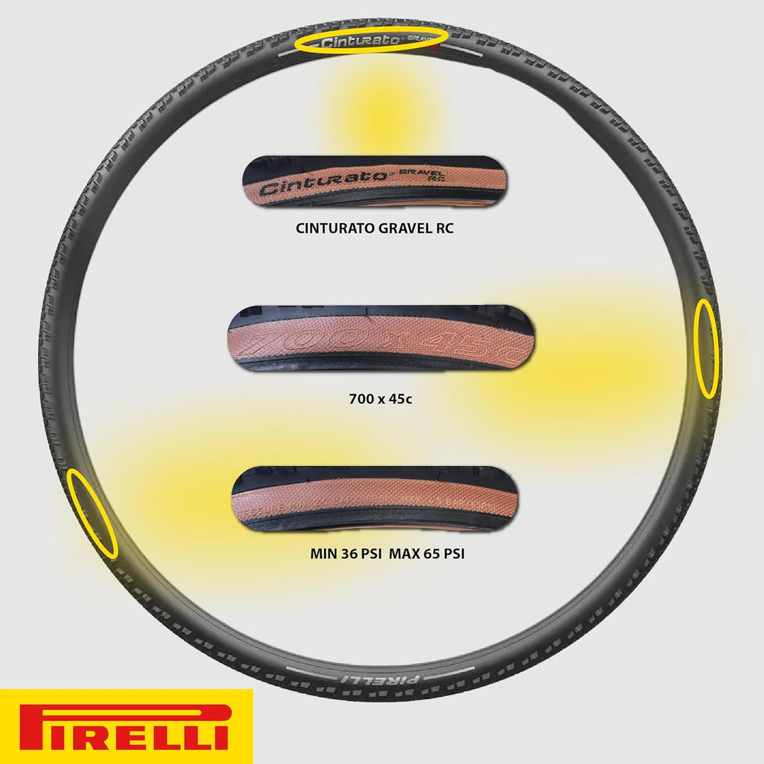 Pirelli Unisex – Erwachsene Cinturato Reife, Black, 45-622