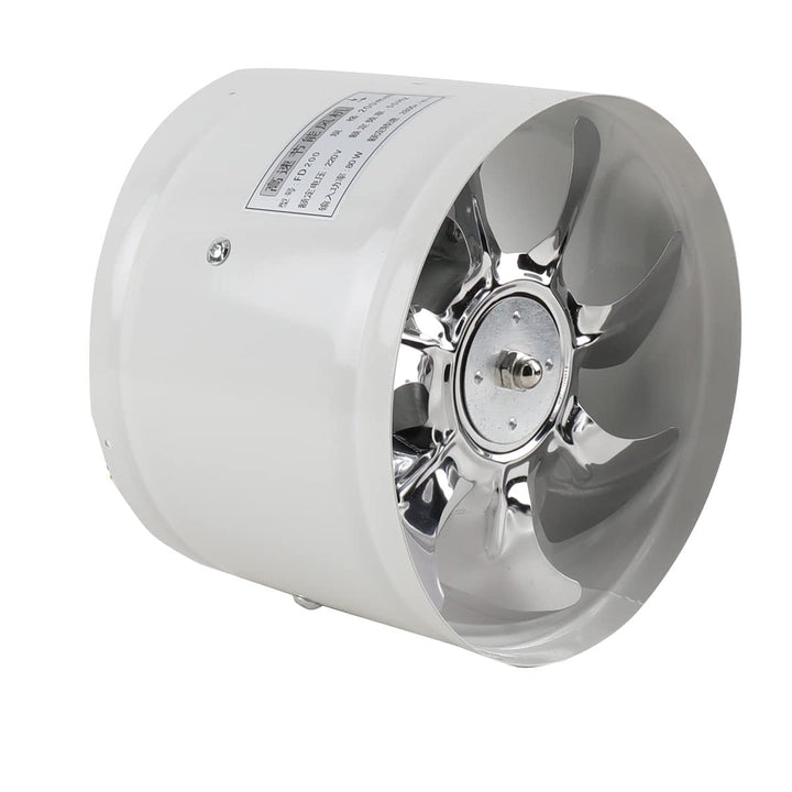 ECUTEE Rohrventilator Abluftventilator 8" Zuluft/Abluft Lüfter 200mm Inline-Rohrlüfter Luftabsauger