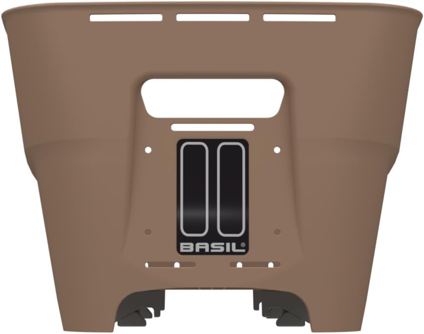 Basil Cento Neo WSL Fahrradkorb Hinten – 21L – aus Recyceltem Kunststoff – Reflektierend – 46.9x23.7