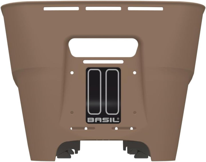 Basil Cento Neo WSL Fahrradkorb Hinten – 21L – aus Recyceltem Kunststoff – Reflektierend – 46.9x23.7
