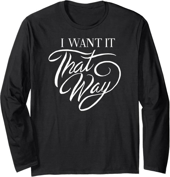 Backstreet Boys – I Want It That Way Langarmshirt