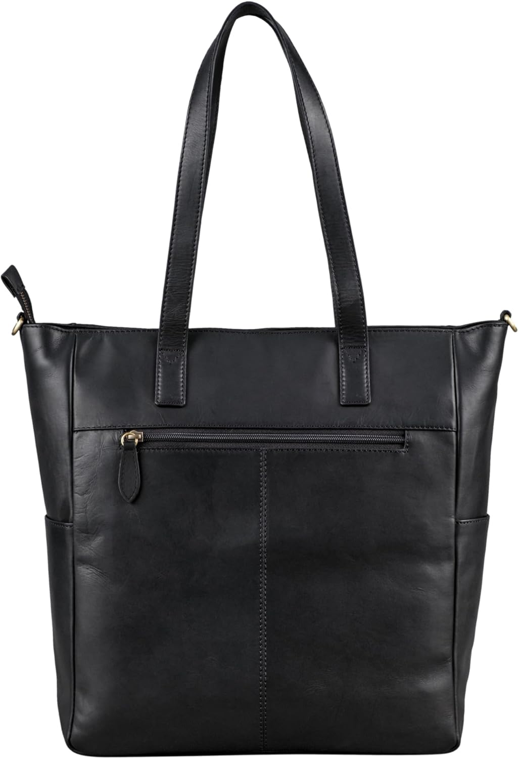 Benthill Shopper Damen Leder Gross - Ledertasche mit Reissverschluss - Umhängetasche aus Echtleder -