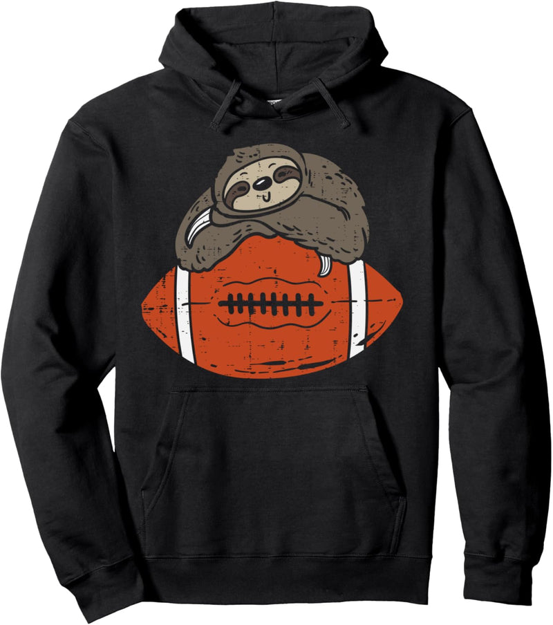 Faultier American Football Cute Sports Lazy Männer Frauen Kinder Pullover Hoodie