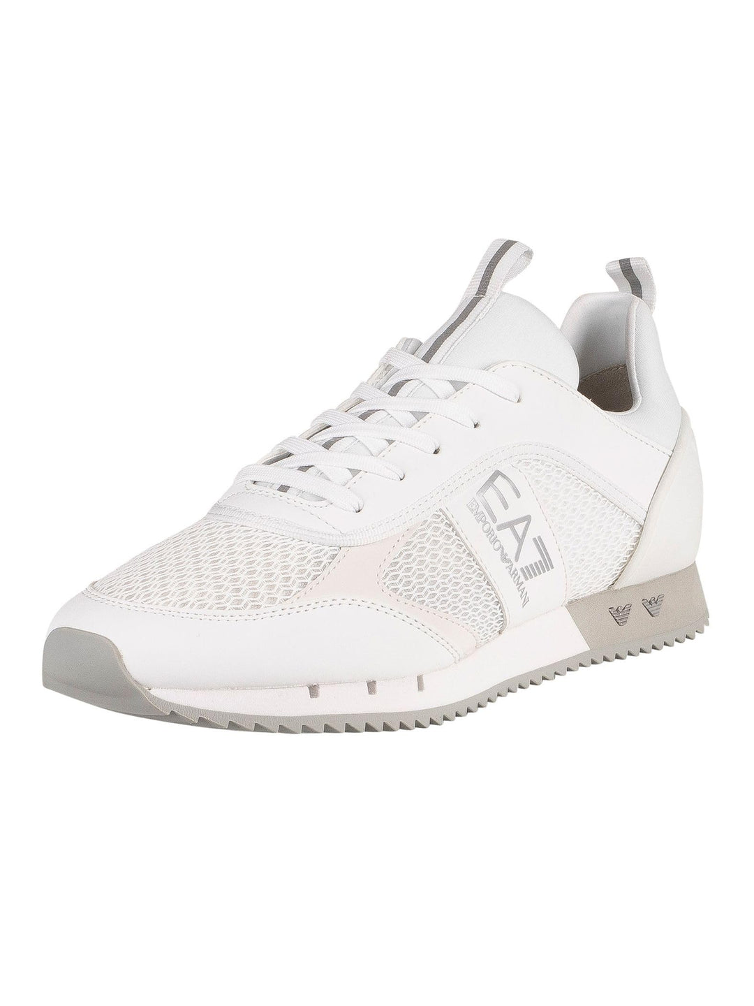 EA7 Emporio Armani Sneaker Black and White Carbon Low-Sneaker 41 EU Weiss, 41 EU Weiss