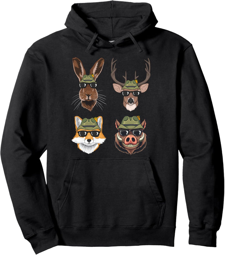 Jäger Jagd Wald Geschenk Pullover Hoodie