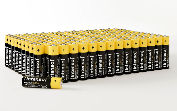 Intenso Energy Ultra AA Mignon LR6 Alkaline Batterien, 150er Pack, gelb-schwarz 150er - AA, 150er -
