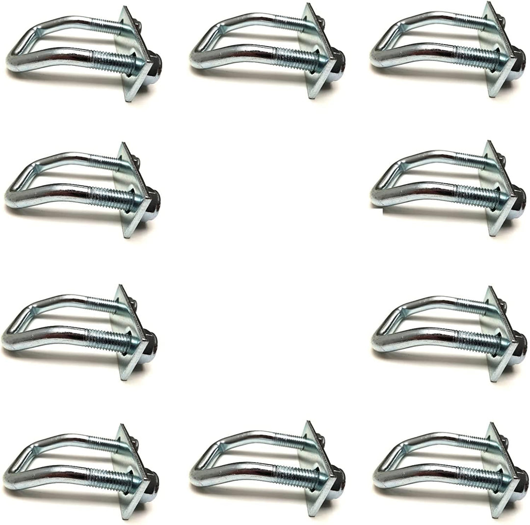 MelTruck® 10x U-Bügel Zurrbügel 800kg Ladungssicherung Zurröse M12 800 kg Zurrhaken Zurrmulde