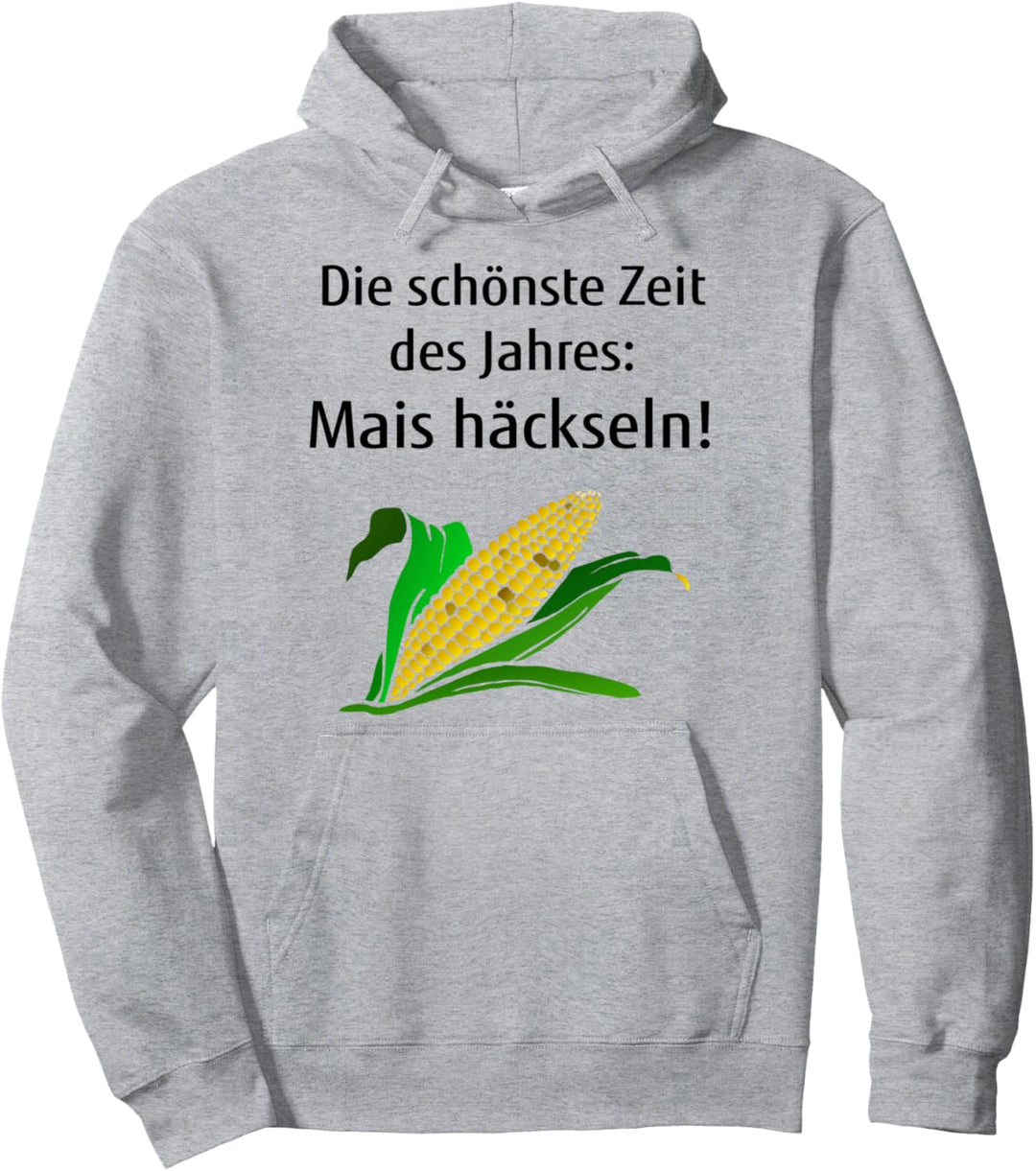 Mais häckseln Landwirt Bauer Lohner Mais-Kolben Mais-Ernte Pullover Hoodie