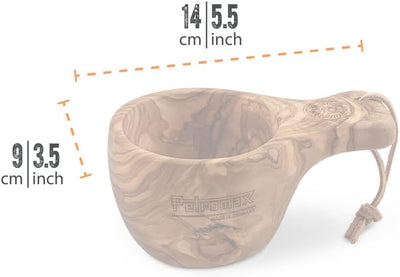 Petromax Bushcraft-Tasse aus Olivenholz