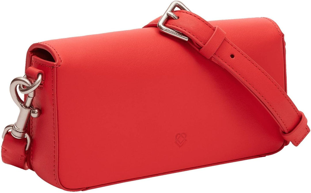 Liebeskind Berlin Damen Pam Tm Empire Crossbody XS, Fiesta Red, Extra Small (HxBxT 10cm x 20cm 4cm)