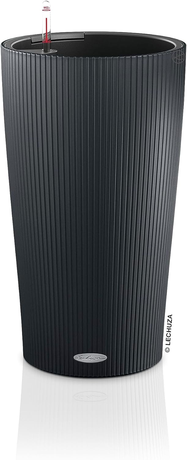 LECHUZA CILINDRO Color 32 schiefergrau 13953 32x32x56 cm Schiefergrau, 32x32x56 cm Schiefergrau