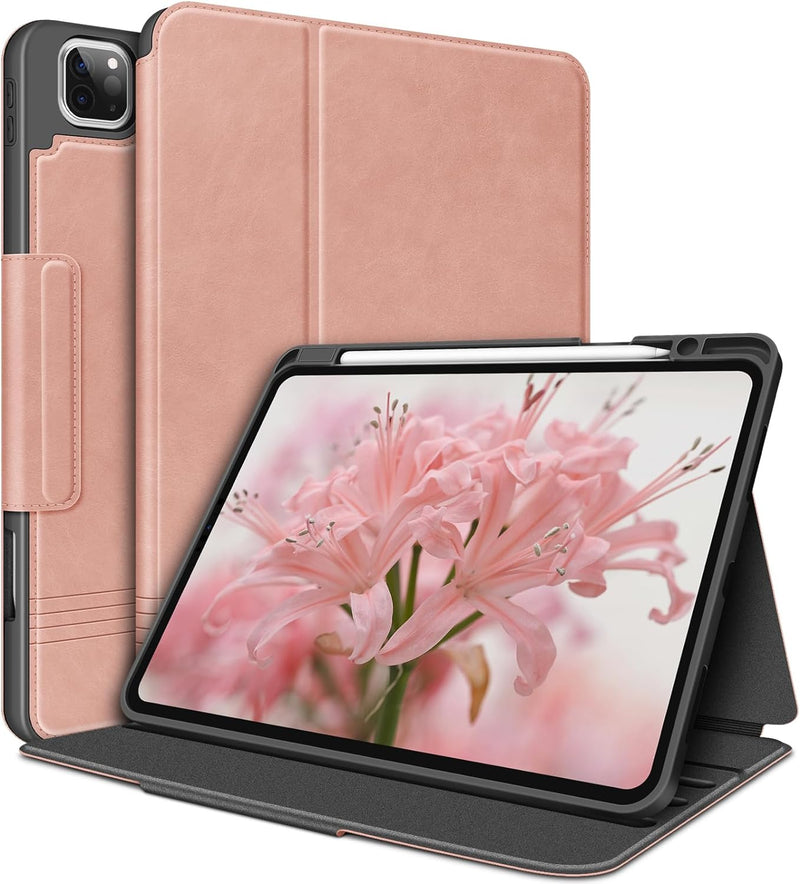 iPad Pro 11 Zoll Hülle 2022/2021/2020/2018 (4./3./2./1. Gen) mit Bleistifthalter PU Leder Case Stoss