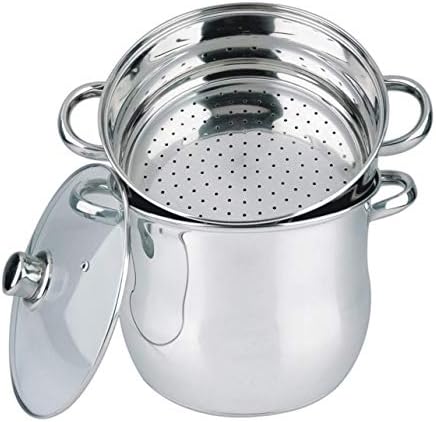 Haussmann Héritage® Couscous-Topf Edelstahl Einsetzbar für Induktion hm-0827/12l