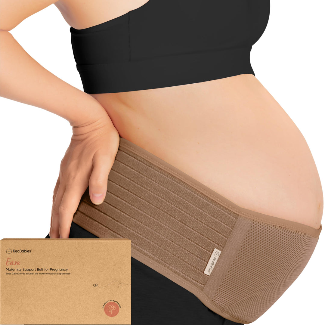 KeaBabies Bauchgurt Schwangerschaft - Weicher und atmungsaktiver schwangerschaftsgürtel - Bauchband